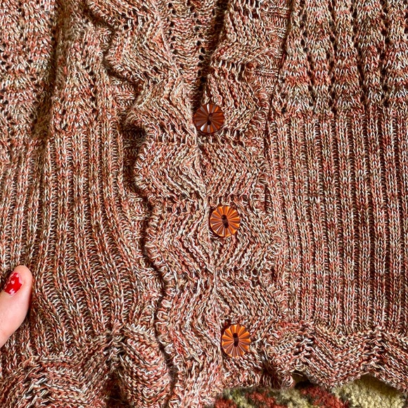 Cute Vintage Cropped Cardigan - Picture 4 of 5